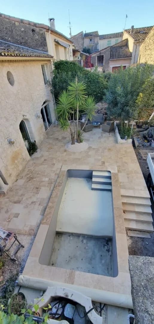 Terrasses & plages de piscine — vue 7 — Bâtiment Rénovation Patrimoine, Pézenas, Hérault